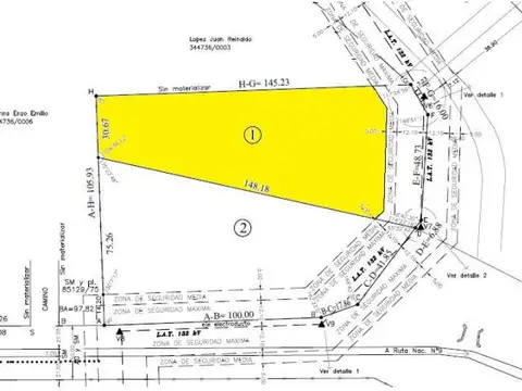 Autopista a Buenos Aires y Ruta A012 - Lote 7.500 m2