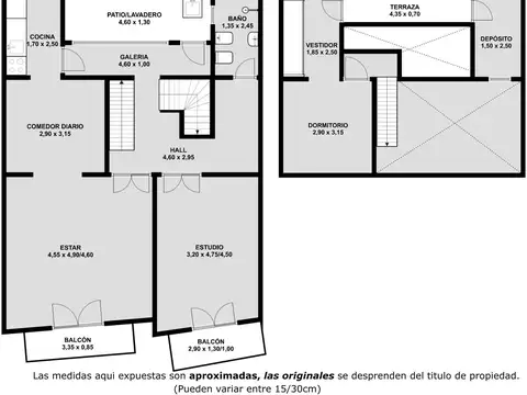Depto Tipo Casa en Venta de 2 dormitorios
