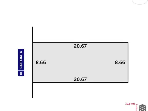 Cafferata-San Juan - Terreno. 