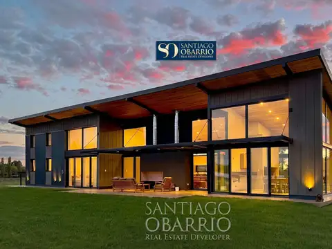 Excelente casa moderna en Venta de 360m2 en lote de 24.000m2 en El Argentino Farm Club