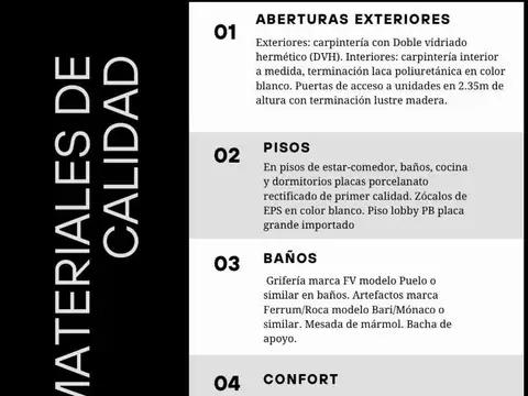 Departamento en Venta de 2 ambientes