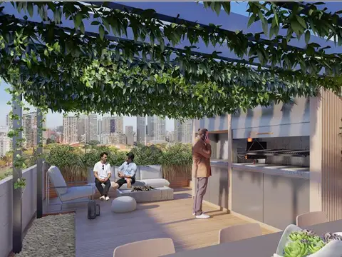 Departamento 2 ambientes con 1 baño