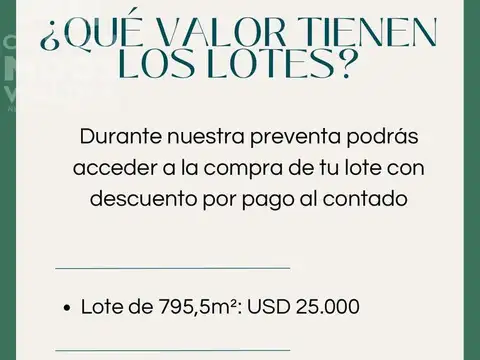 Terreno en Venta en Barrio Belen, USD 25.140