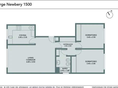 Departamento en Venta de 3 ambientes
