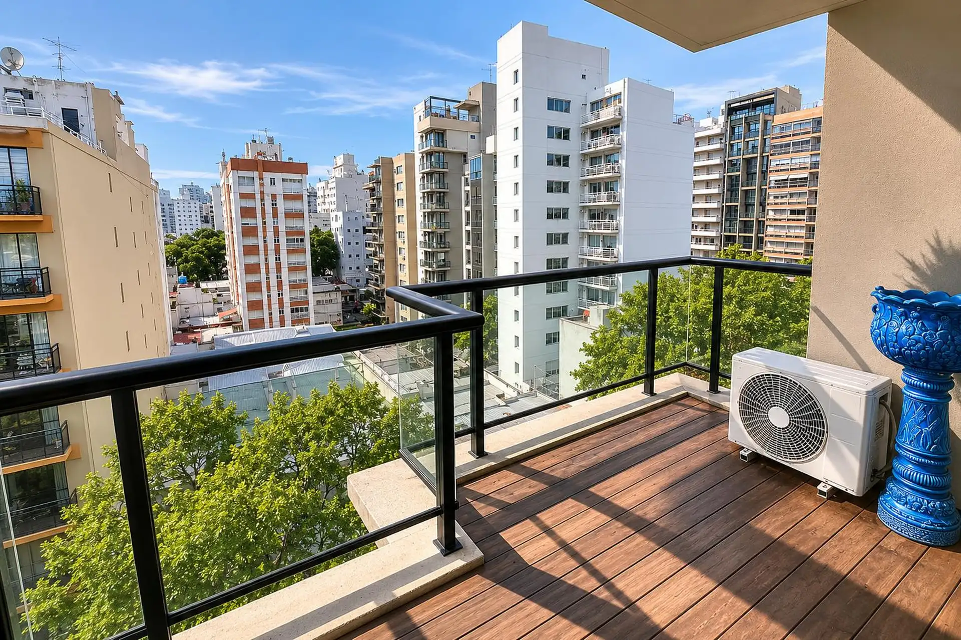 Depto 4 amb, 94m² con cochera y quincho — Plaza Mitre
