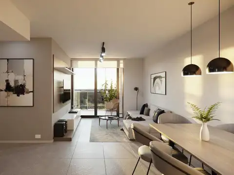 Departamento 2 ambientes con 1 baño