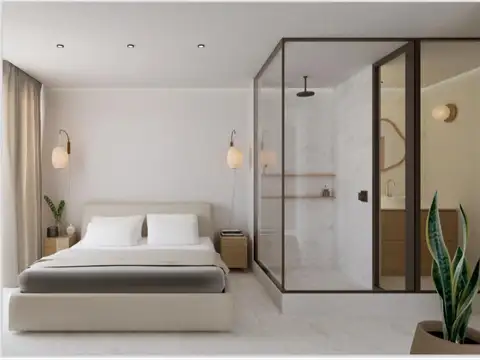 Departamento Monoambiente con 1 baño