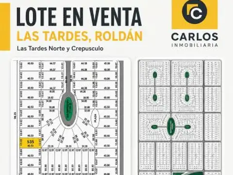 Lote en Las Tardes - Barrio abierto residencial