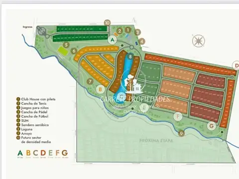 Terreno / Lote en venta de 765m2. Barrio Privado El Paso. Pilar