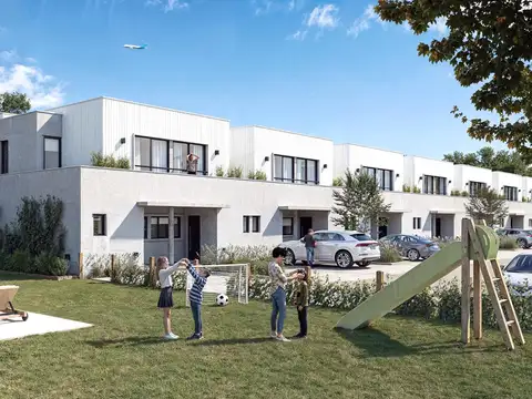 Casa 3 ambientes con 2 baños