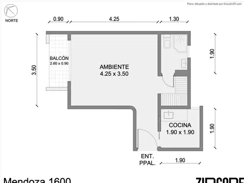 Departamento en Venta en Belgrano, USD 50.000
