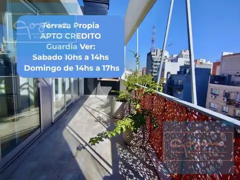 VENTA PISO CUATRO AMBIENTES CON TERRAZA EXCLUSIVA- CABALLITO- INCLUYE DOS COCHERAS