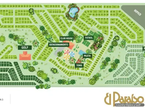 Camino Country Club el Paraiso 800