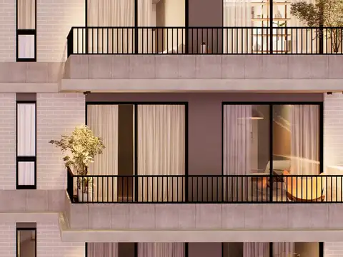 2 Amb. C/balcón. Toilette Apto Prof. —villa del Parque