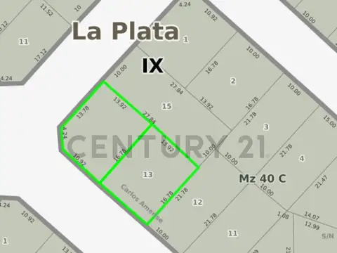 Terreno en Venta en Villa Parque Sicardi, Partido de La Plata
