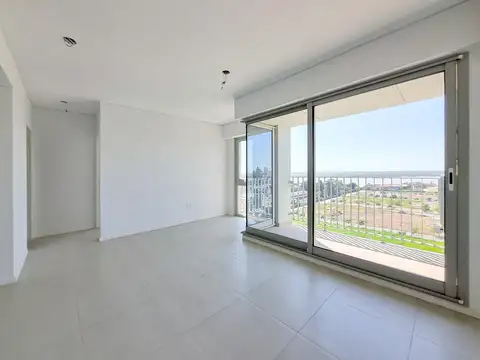 Venta  departamento de un dormitorio con balcón y cochera en Puerto Norte