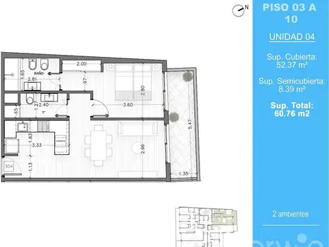 Departamento - Belgrano