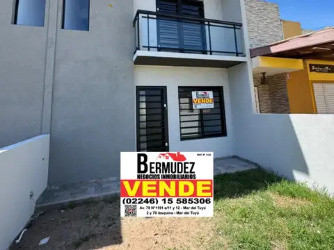 venta duplex 3 amb en mar del tuyu calle 5 entre 81 y 82