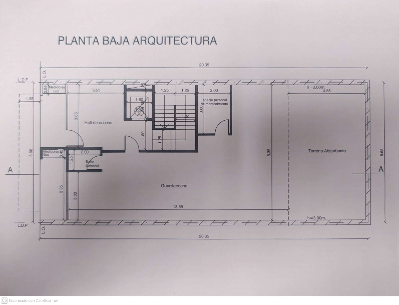DEPARTAMENTOS DE 4 AMBIENTES – 1 UNIDAD POR PISO Pisos 1°, 2° y 3°