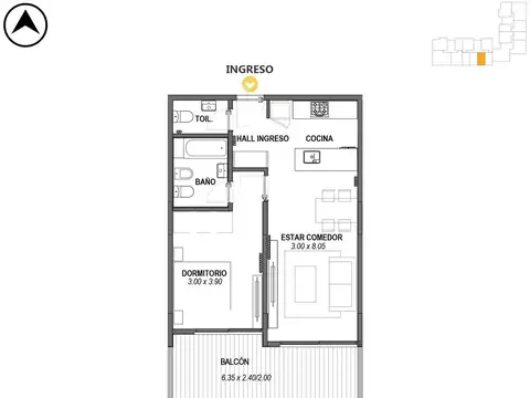 Departamento en Venta en Pichincha, Rosario
