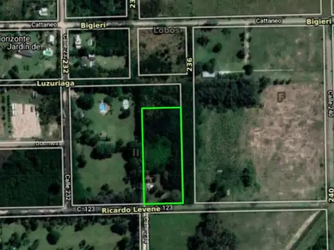 Terreno en Venta en Lobos, USD 100.000