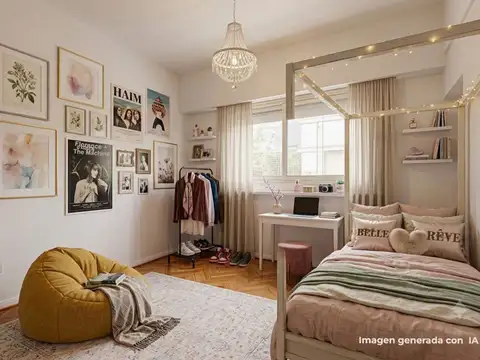 Departamento 4 ambientes con 1 baño