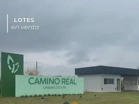 LOTE EN VENTA CAMINO REAL POSIBILIDAD DE FINANCIACION