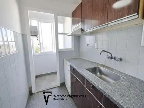 Departamento 2 ambientes con 1 baño