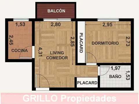 Departamento en Alquiler de 2 ambientes