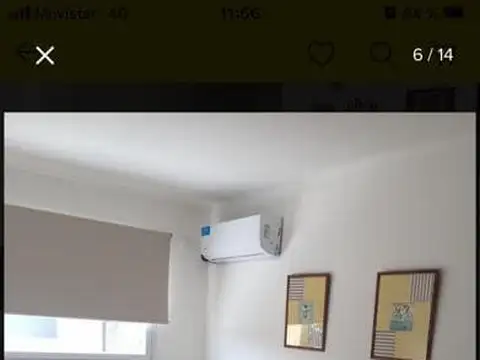 Departamento 2 ambientes con 1 baño