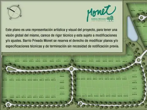 Vis. Venta Lote Interno En Barrio Monet