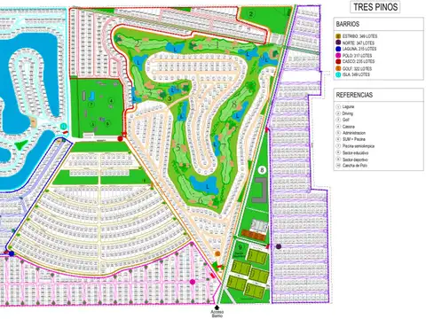Lote en "Villa de campo Tres Pinos"