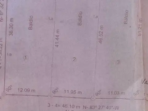 LOTES EN VENTA COLONIA SEGOVIA GUAYMALLEN