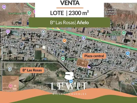 VENTA TERRENO EN ESQUINA DE 2302m² EN AÑELO NEUQUEN ULTIMA UNIDAD