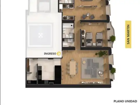 Venta - Departamento 2 dormitorios en zona Río - Parque España, Centro, Rosario.