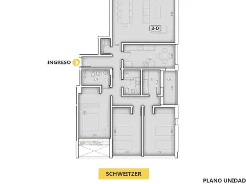 Venta departamento 1 dormitorio Fisherton Rosario