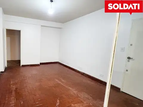 Departamento 2 ambientes con 1 baño