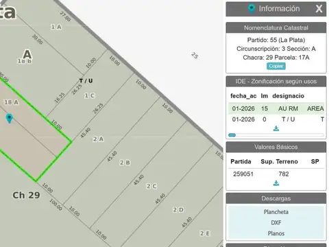 Lote Venta Hernandez  Ideal Desarrollador