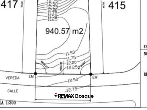 Terreno en Venta de 940,0 m2