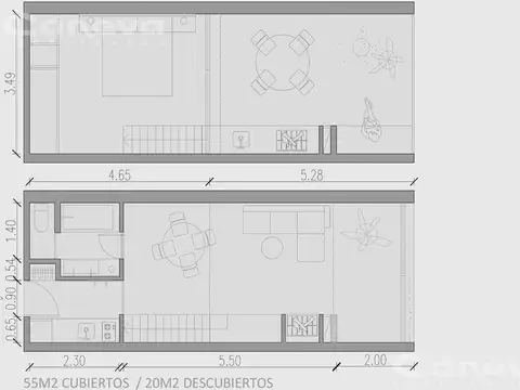 Depto Tipo Casa en Venta A Estrenar