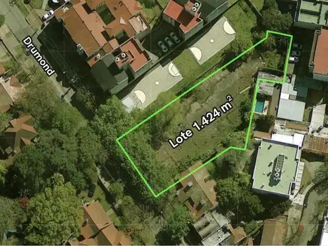 Lote 1.424 m² apto emprendimiento en Adrogué, ideal desarrolladores, a media cuadra de Plaza Brown