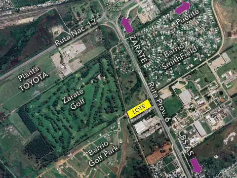 Lote 10.000 M2 Ruta 6 Zárate