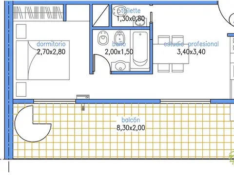 Departamento de 2 ambientes en Venta en Villa crespo 
