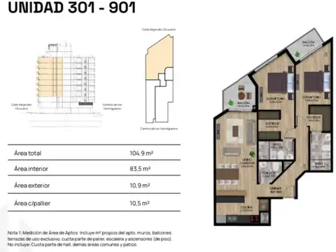 VENTA APARTAMENTO 2DORM 2B 1 TOILET POCITOS POZO