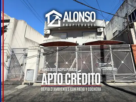Departamento tipo PH con COCHERA en VENTA en Lanus Oeste