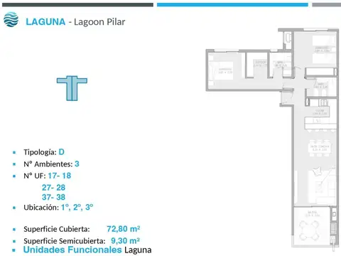 Departamento en Venta en Villa Rosa, Partido de Pilar