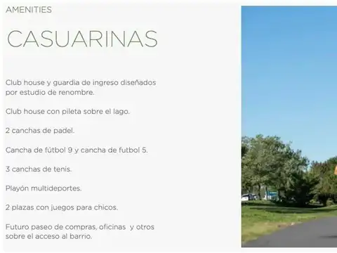 Terreno en Venta en Nordelta, USD 144.000