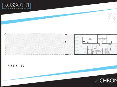Departamento Monoambiente con 1 baño