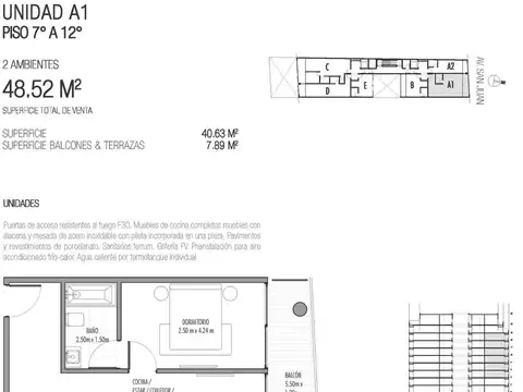 Departamento en Venta en San Cristóbal, USD 110.000