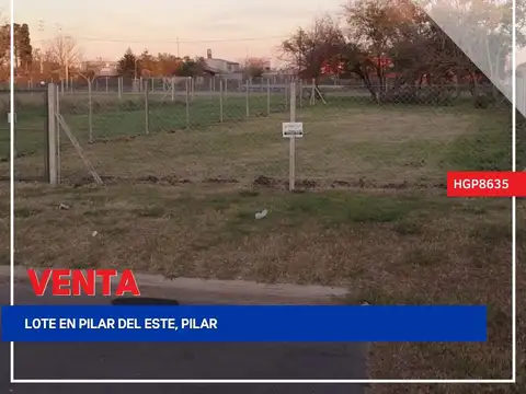 Terreno - Venta - Argentina, Pilar del Este - Guastavino 3000
